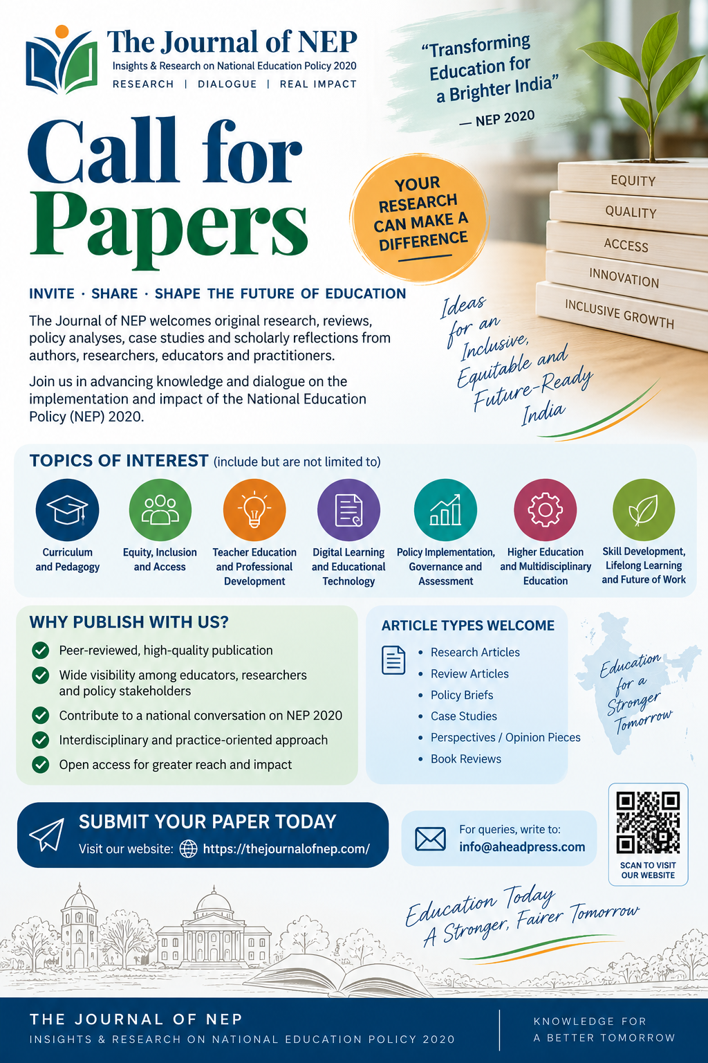 The Journal of NEP - Call for Papers